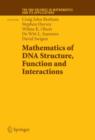 Mathematics of DNA Structure, Function and Interactions - Book