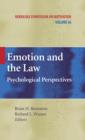 Emotion and the Law : Psychological Perspectives - eBook