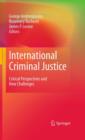 International Criminal Justice : Critical Perspectives and New Challenges - Book