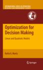 Optimization for Decision Making : Linear and Quadratic Models - eBook