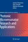 Photonic Microresonator Research and Applications - Book