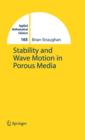 Stability and Wave Motion in Porous Media - Book