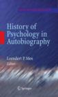 History of Psychology in Autobiography - Book