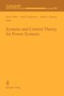 Systems and Control Theory For Power Systems - Book