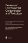 Reviews of Environmental Contamination and Toxicology 170 - Book