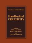 Handbook of Creativity - Book