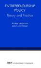 Entrepreneurship Policy: Theory and Practice - Book