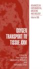 Oxygen Transport to Tissue XXVI - Book
