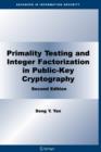 Primality Testing and Integer Factorization in Public-Key Cryptography - Book