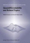 Quasidifferentiability and Related Topics - Book