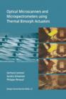 Optical Microscanners and Microspectrometers using Thermal Bimorph Actuators - Book