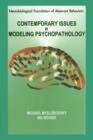 Contemporary Issues in Modeling Psychopathology - Book