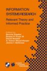 Information Systems Research : Relevant Theory and Informed Practice - Book