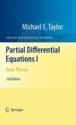 Partial Differential Equations I : Basic Theory - Book