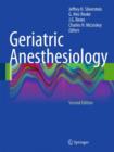 Geriatric Anesthesiology - Book