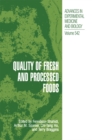 Quality of Fresh and Processed Foods - eBook