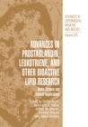 Advances in Prostaglandin, Leukotriene, and other Bioactive Lipid Research : Basic Science and Clinical Applications - eBook
