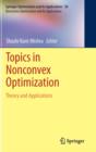 Topics in Nonconvex Optimization : Theory and Applications - Book