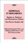 Medievalia et Humanistica, No. 40 : Studies in Medieval and Renaissance Culture: New Series - Book