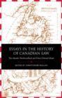 Essays in the History of Canadian Law, Volume IX : Two Islands, Newfoundland and Prince Edward Island - eBook
