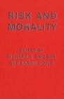 Risk and Morality - eBook
