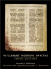 Williams Hebrew Syntax (3rd Edition) - eBook