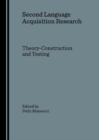 None Second Language Acquisition Research : Theory-Construction and Testing - eBook