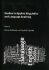 Studies in Applied Linguistics and Language Learning - Book