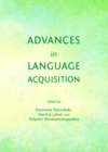 None Advances in Language Acquisition - eBook