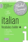 Italian Vocabulary Builder+ (Learn Italian with the Michel Thomas Method) - Book