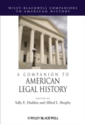A Companion to American Legal History - Book
