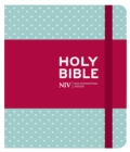 NIV Journalling Mint Polka Dot Cloth Bible - Book