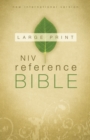 NIV Reference Bible Large Print Hardcover - Book