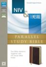 NIV/The Message Parallel Study Bible Caramel/Black Cherry Duo Tone - Book