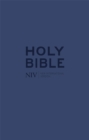 NIV Tiny Navy Soft-tone Bible with Zip - Book