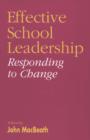 Effective School Leadership : Responding to Change - eBook