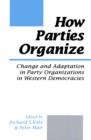How Parties Organize : Change and Adaptation in Party Organizations in Western Democracies - eBook