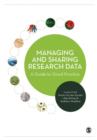 Managing and Sharing Research Data : A Guide to Good Practice - Book