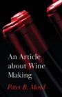 An Article About Wine Making - Book