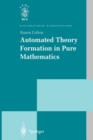 Automated Theory Formation in Pure Mathematics - Book