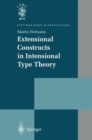 Extensional Constructs in Intensional Type Theory - Book