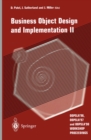 Business Object Design and Implementation II : OOPSLA'96, OOPSLA'97 and OOPSLA'98 Workshop Proceedings - eBook