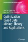 Optimization Based Data Mining: Theory and Applications - Book
