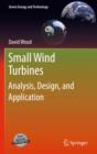 Small Wind Turbines : Analysis, Design, and Application - Book