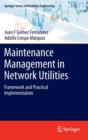 Maintenance Management in Network Utilities : Framework and Practical Implementation - Book