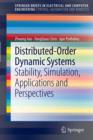 Distributed-Order Dynamic Systems : Stability, Simulation, Applications and Perspectives - Book