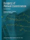 Surgery of Female Incontinence - Book