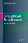 Computational Social Networks : Security and Privacy - eBook