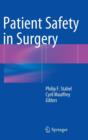 Patient Safety in Surgery - Book