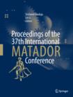 Proceedings of the 37th International MATADOR Conference - Book